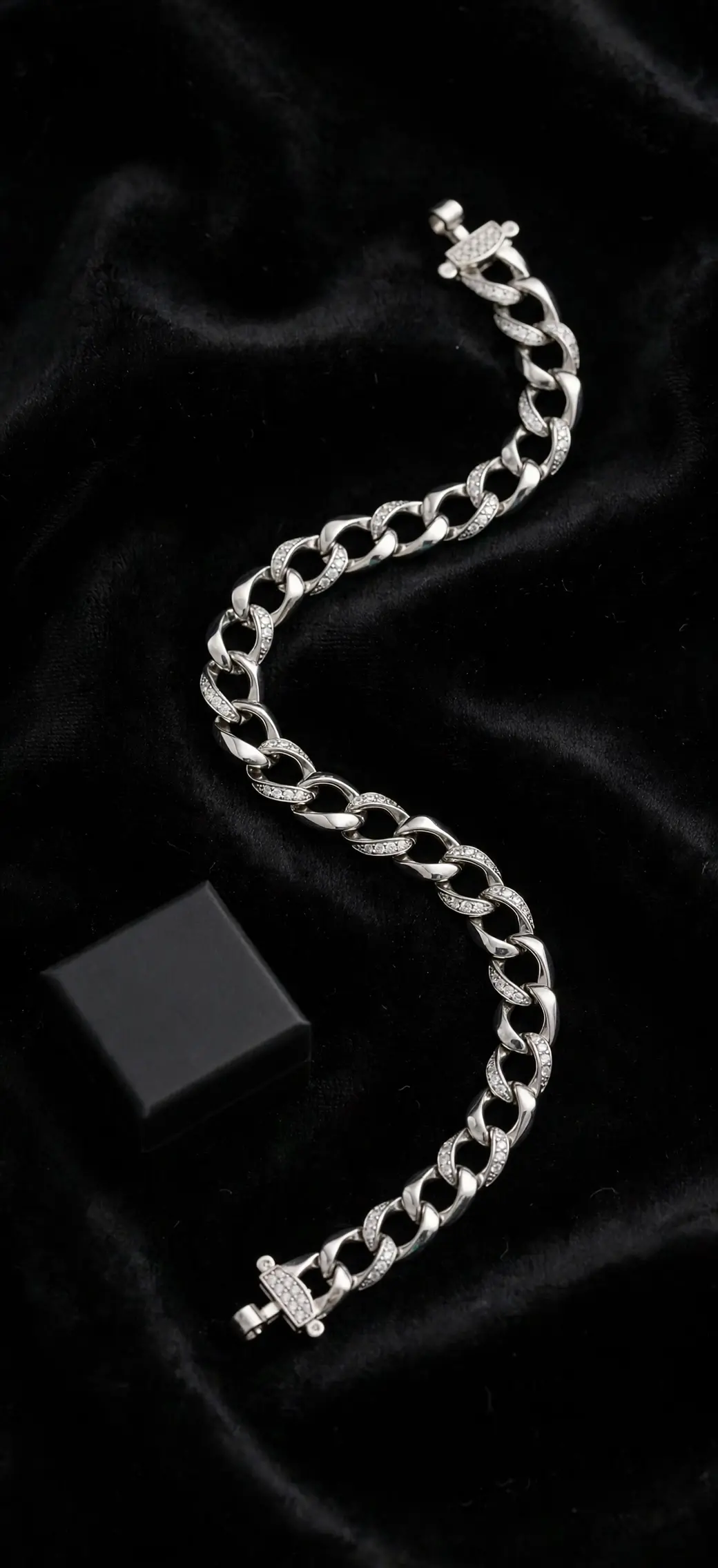 Silver Premium Link Men Bracelet