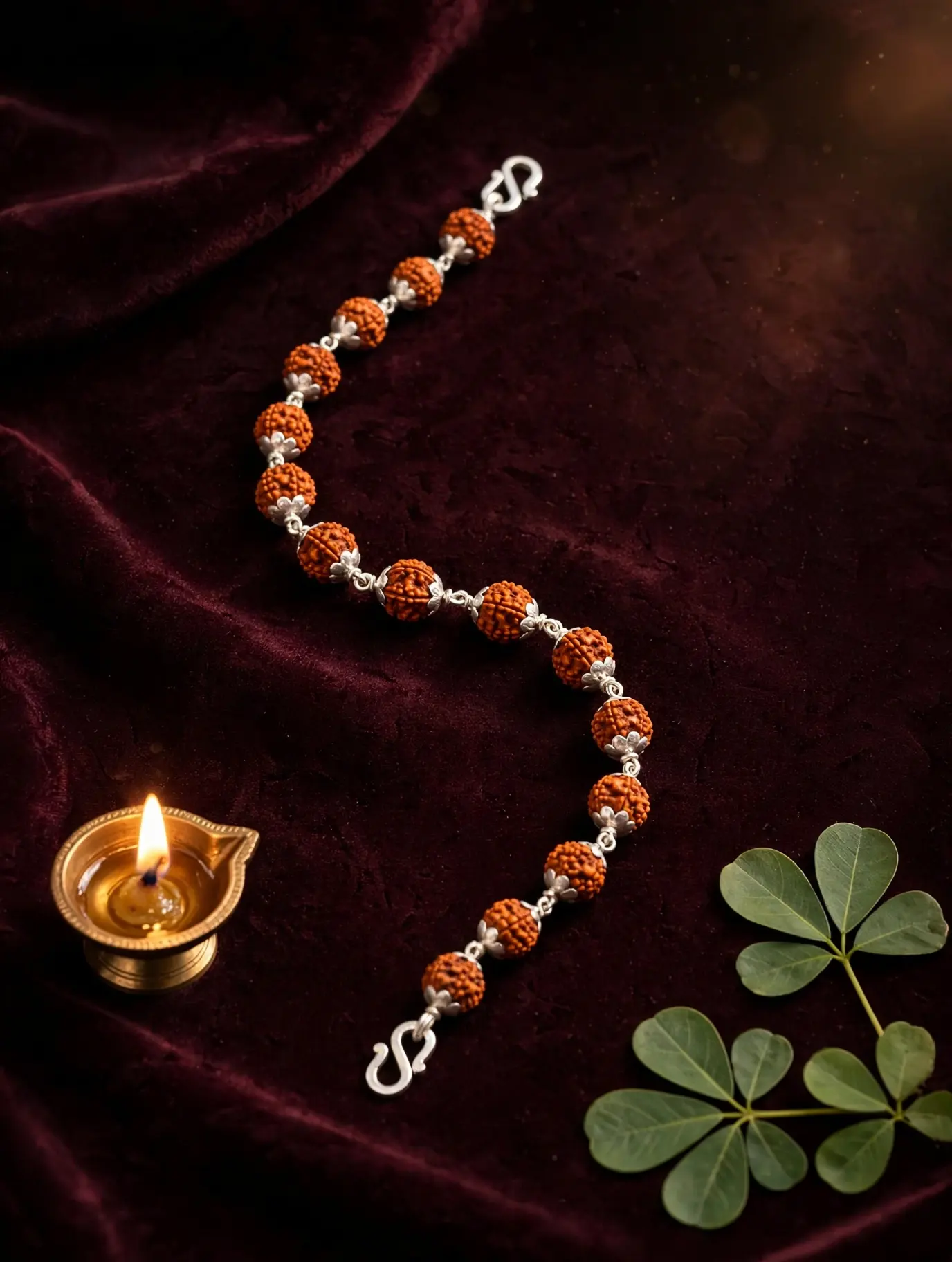 Silver Daily Use Rudraksh Bracelet