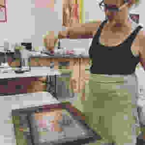 Handmade Papermaking class, Papermaking embedding, art class Charlotte NC