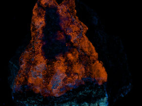 Walstromite with Unknown Blue, Big Creek – Rush Creek Deposit, Fresno County, California, USA.
