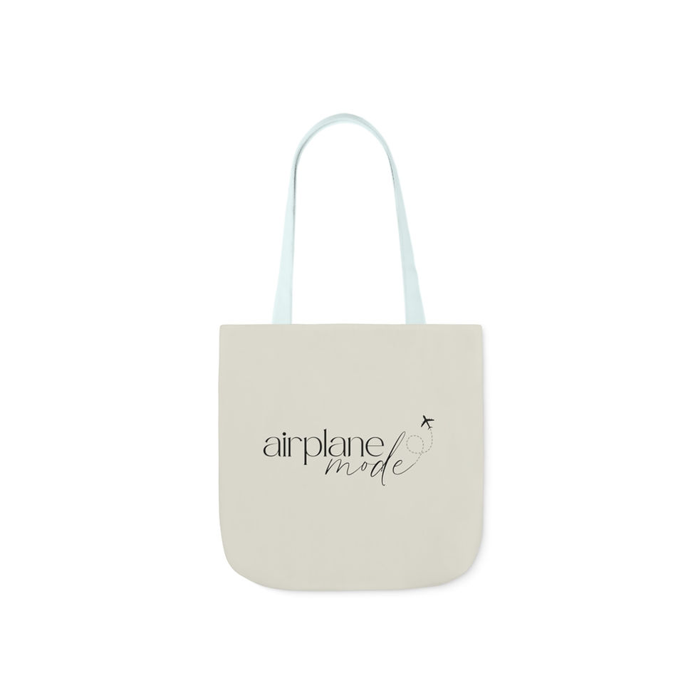 Thumbnail: Airplane Mode Canvas Tote Bag 