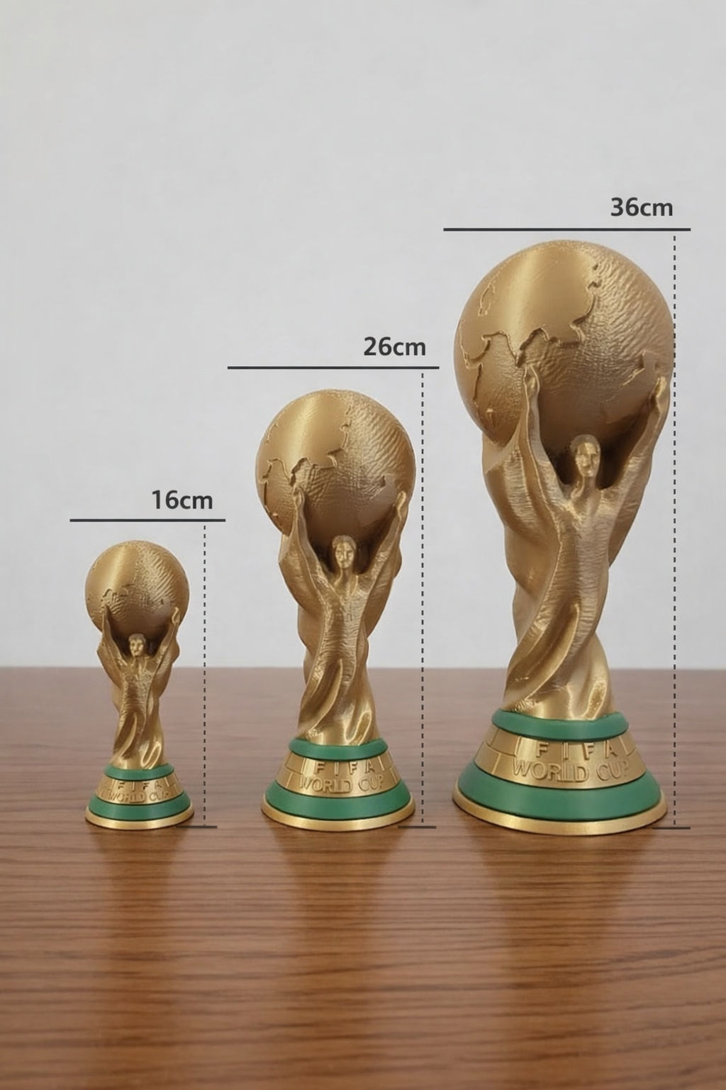 Word Cup Style Football Trophy 