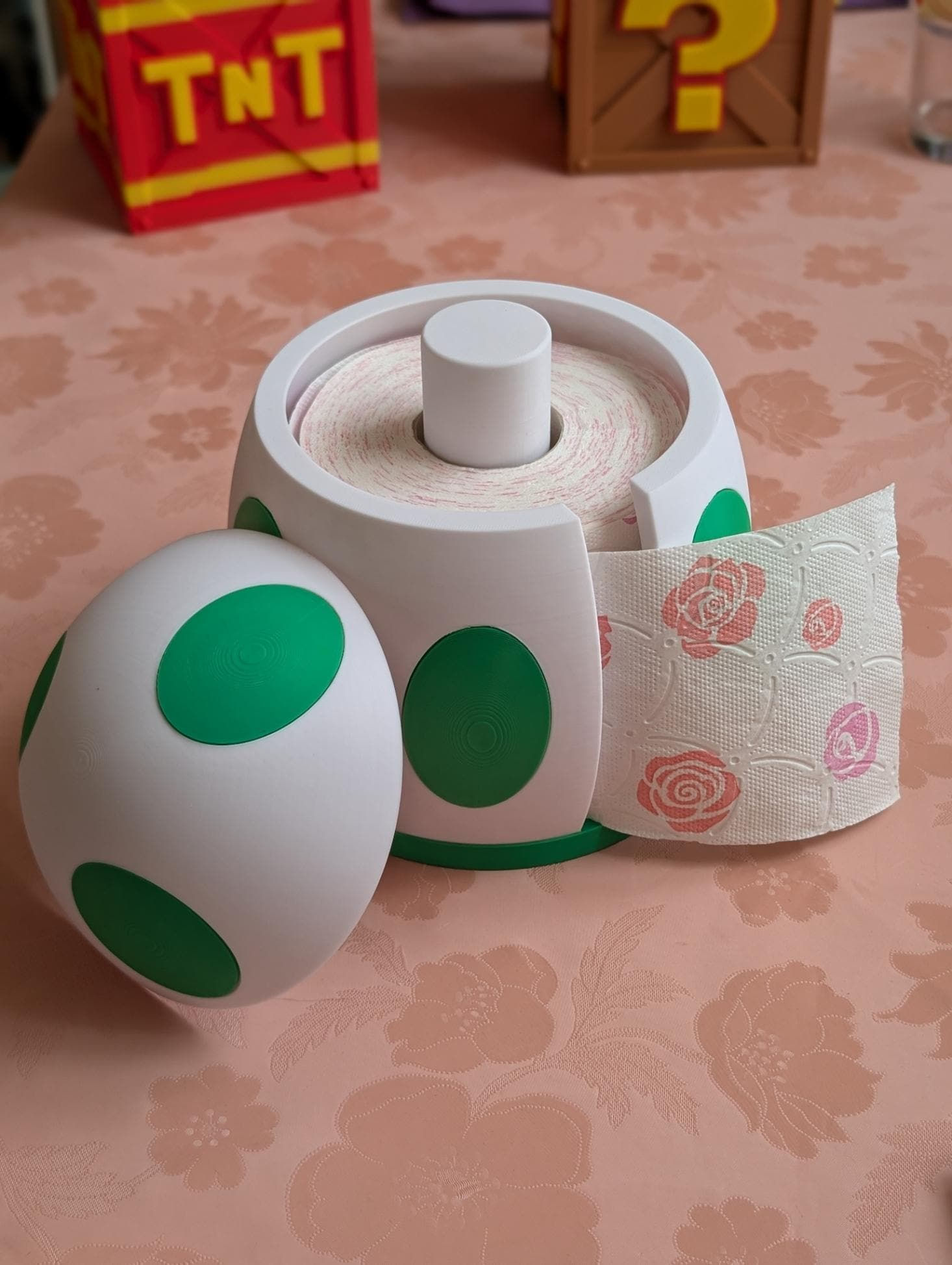 Yoshi Egg Toilet paper holder