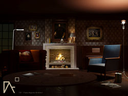 Dark Gothic Interior