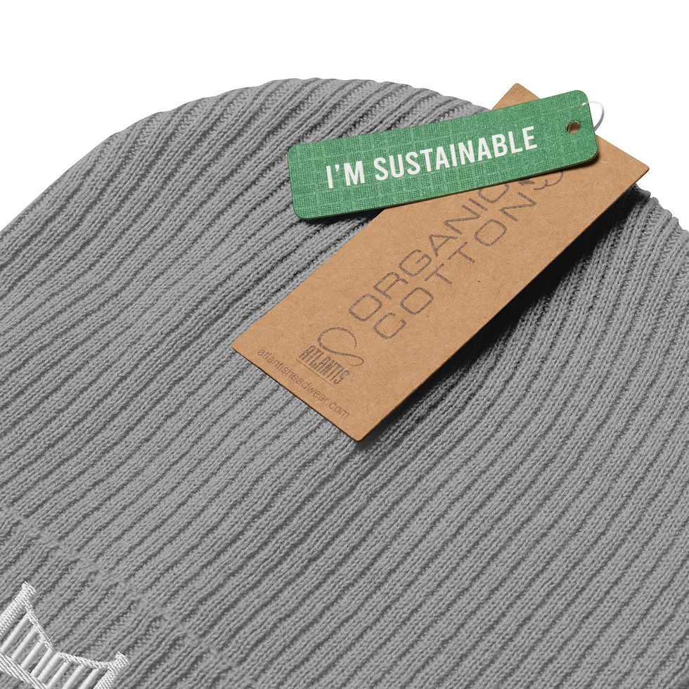 Thumbnail: Organic ribbed beanie