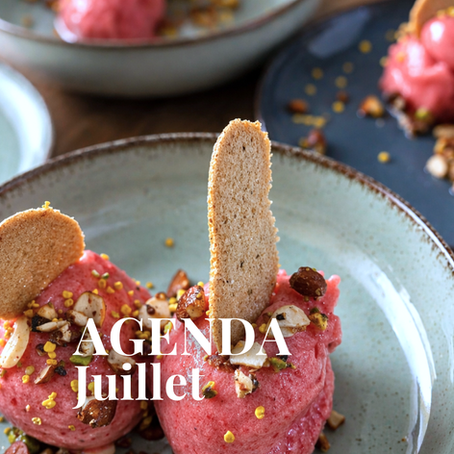 Agenda des ateliers de juillet
