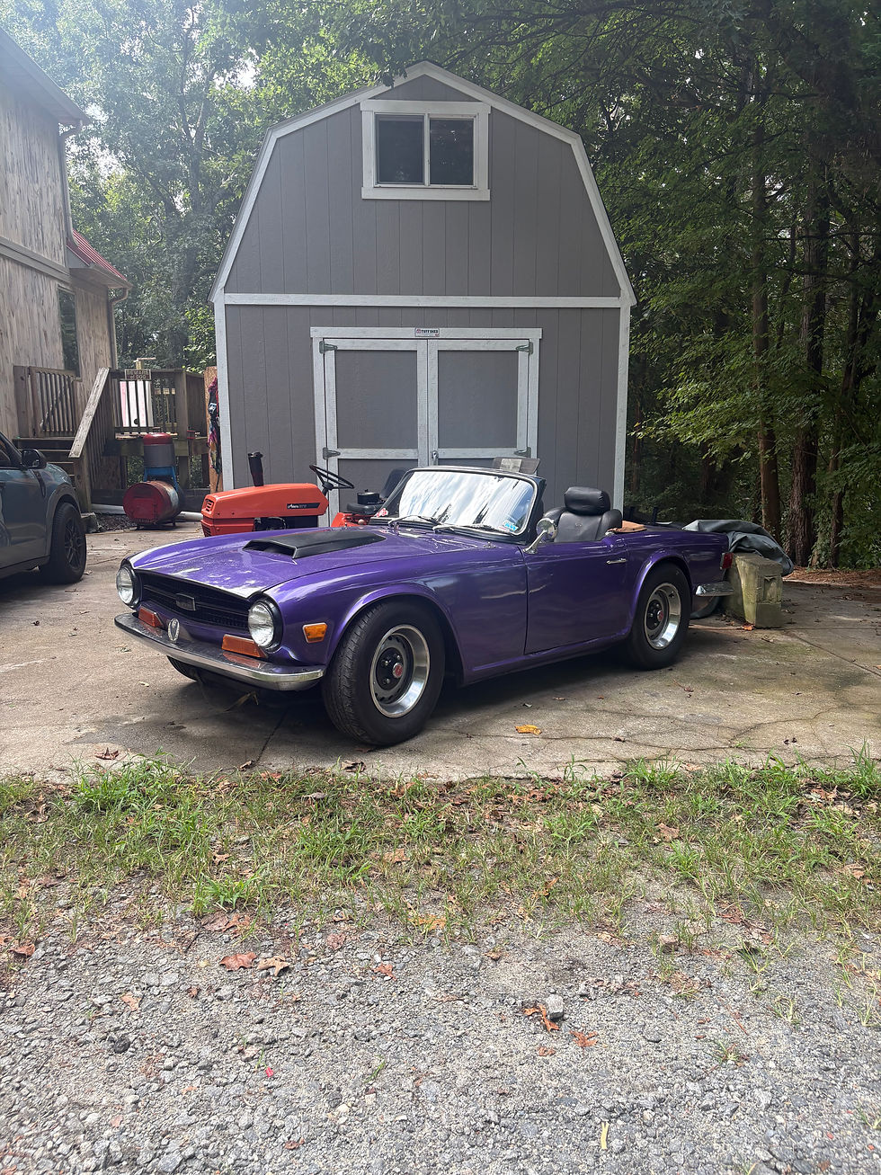Triumph automotive detail