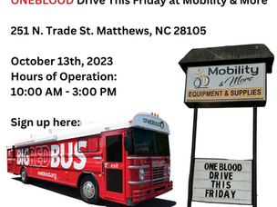 ONEBLOOD Drive This Friday