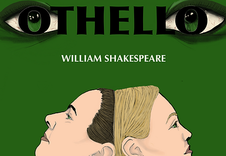 In Her Element's original iteration of Shakespeare's Othello. Poster designed by the team and illustrated by Kat Stidston.