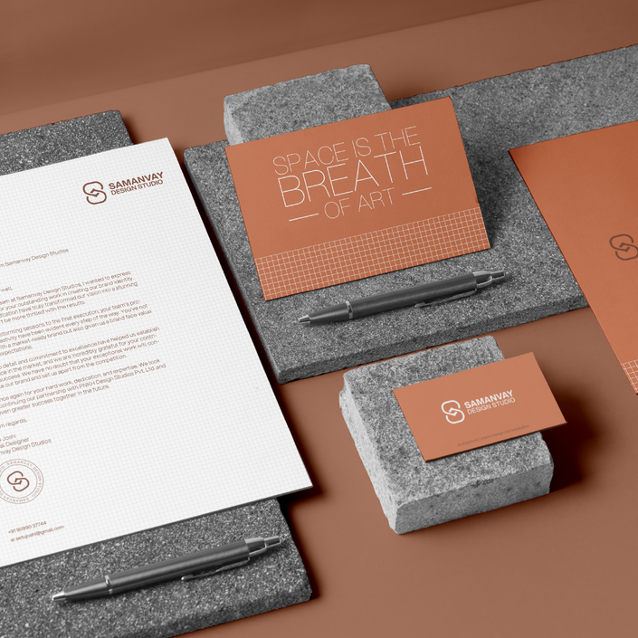 Samanvay stationery mockup
