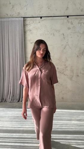 Short Sleeve Cupro Shirt | Modern Sunday