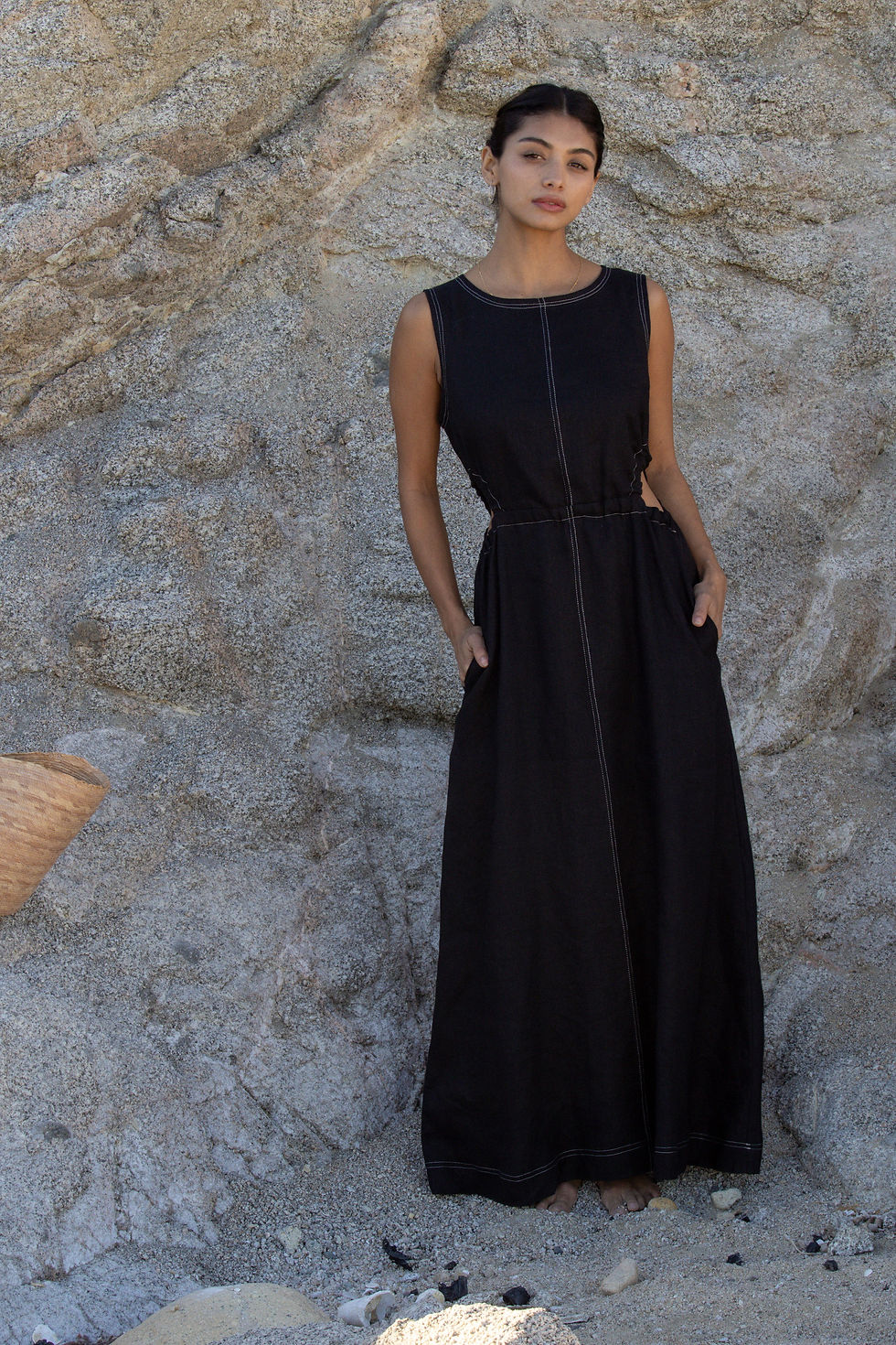 Thumbnail: Elastic Cutout Midi Dress
