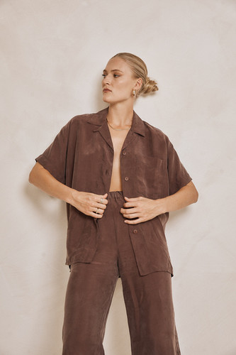 Short Sleeve Cupro Shirt | Modern Sunday