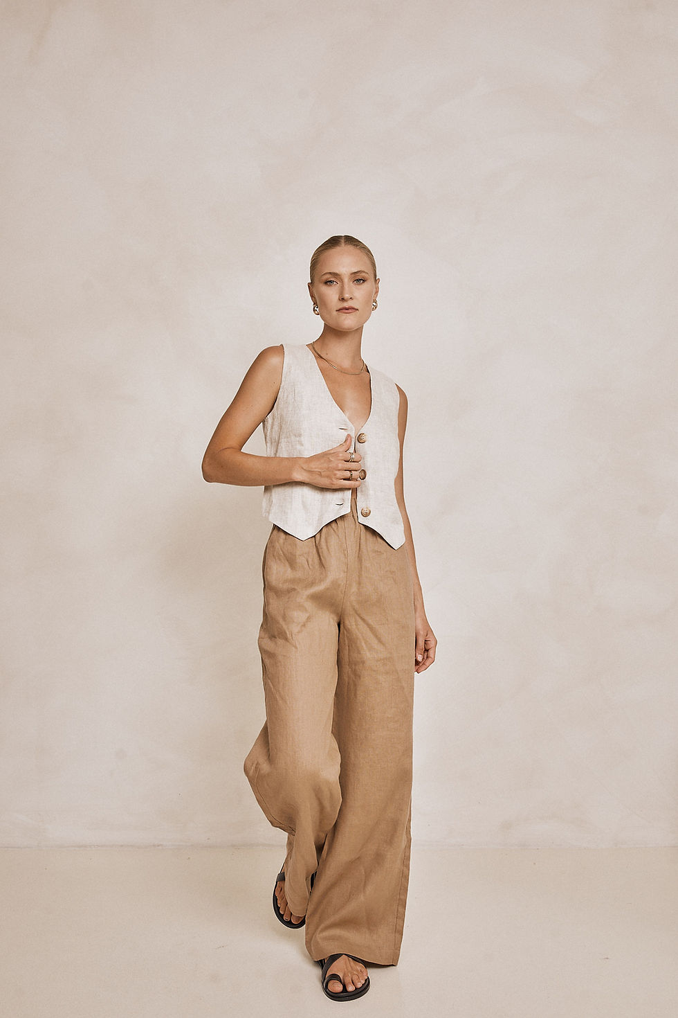 【PORTERNA】Lezik Linen Trousers Essential Linen Pants | Modern Sunday