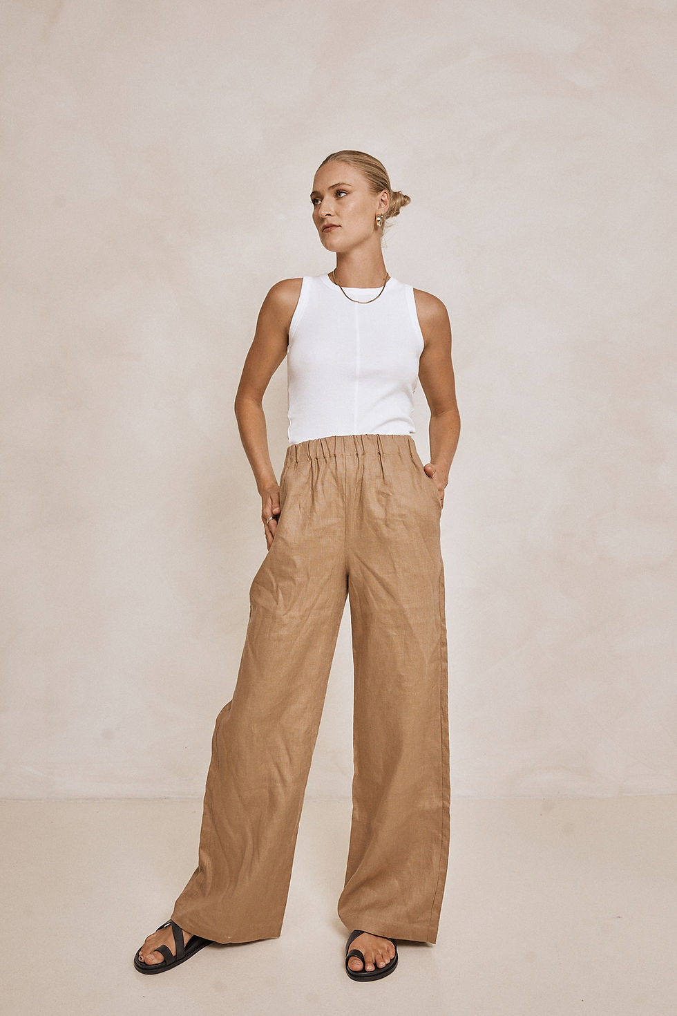 【PORTERNA】Lezik Linen Trousers Essential Linen Pants | Modern Sunday