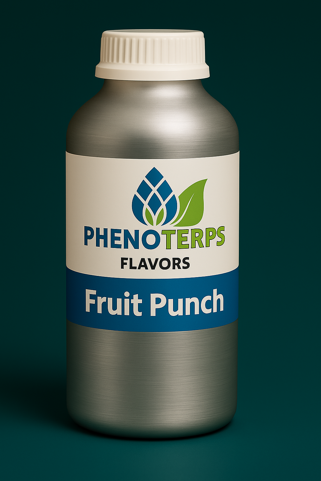 High-quality terpene extract from PhenoTerps, packaged in a sleek aluminum bottle with product label