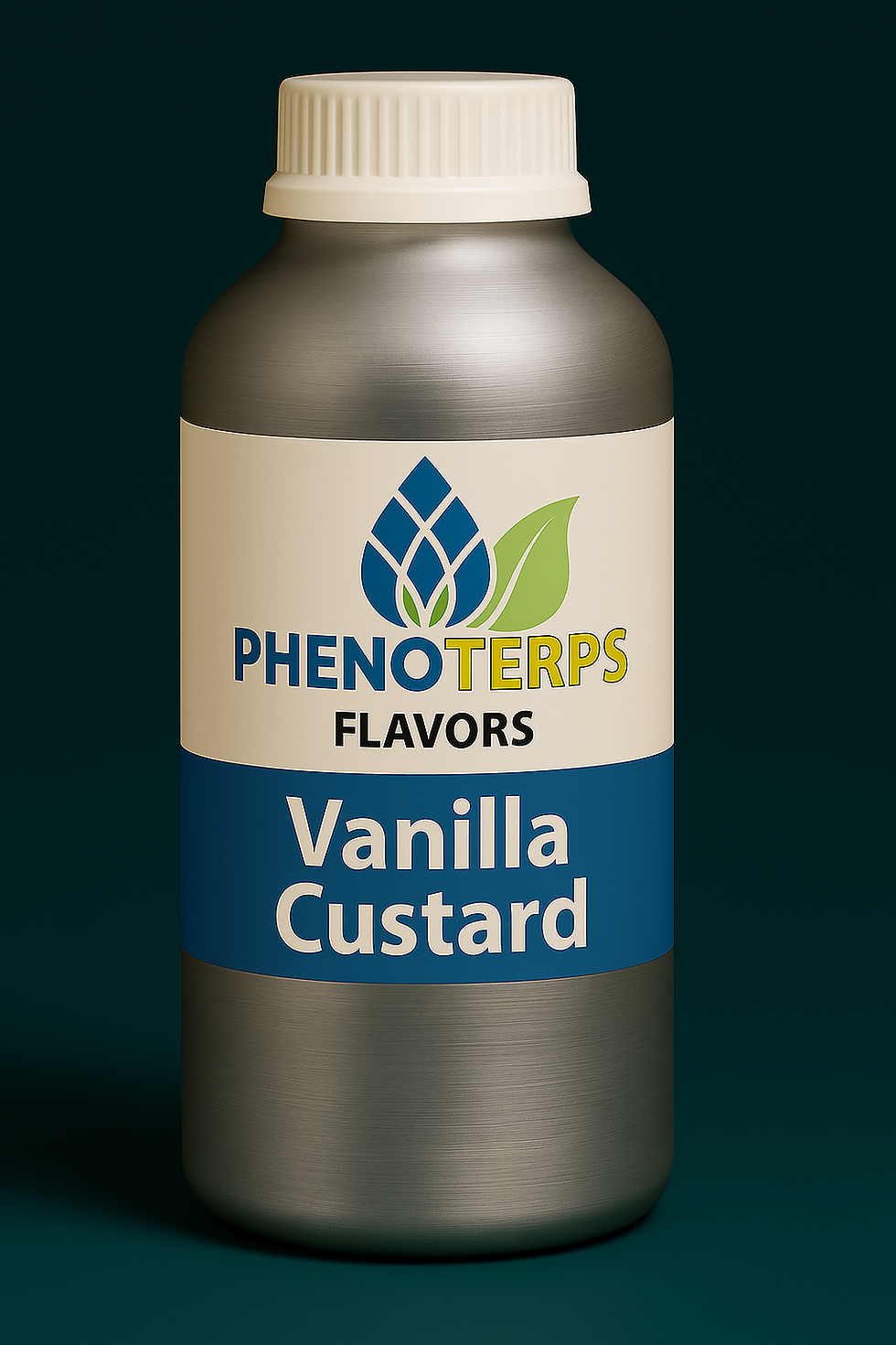 High-quality terpene extract from PhenoTerps, packaged in a sleek aluminum bottle with product label