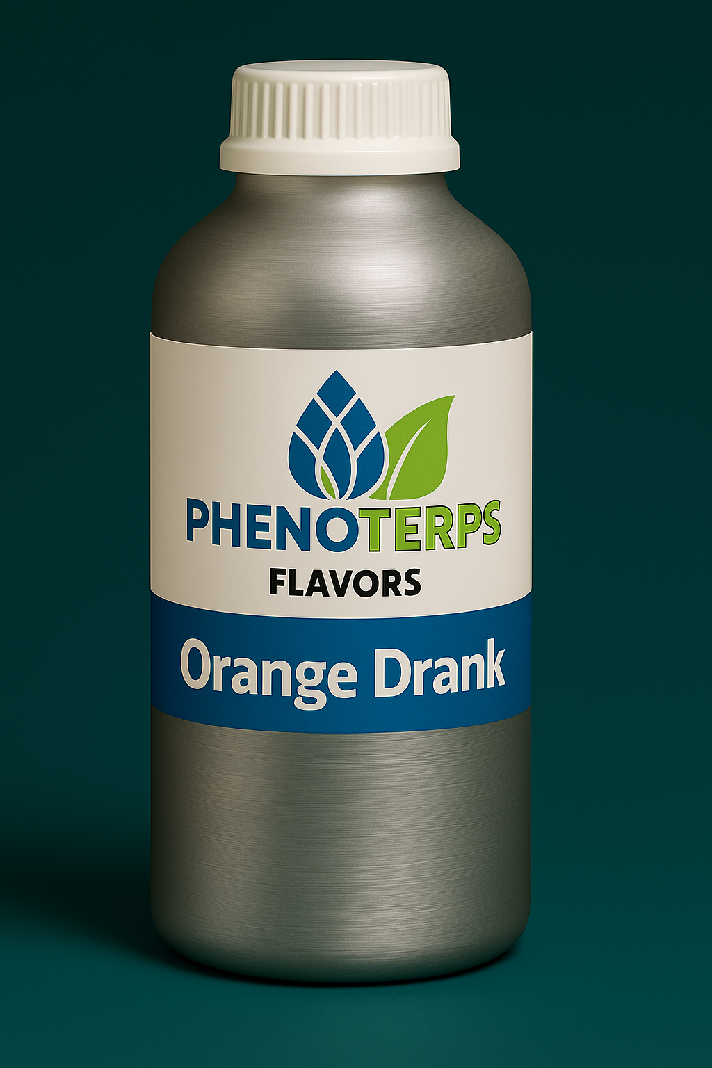 High-quality terpene extract from PhenoTerps, packaged in a sleek aluminum bottle with product label