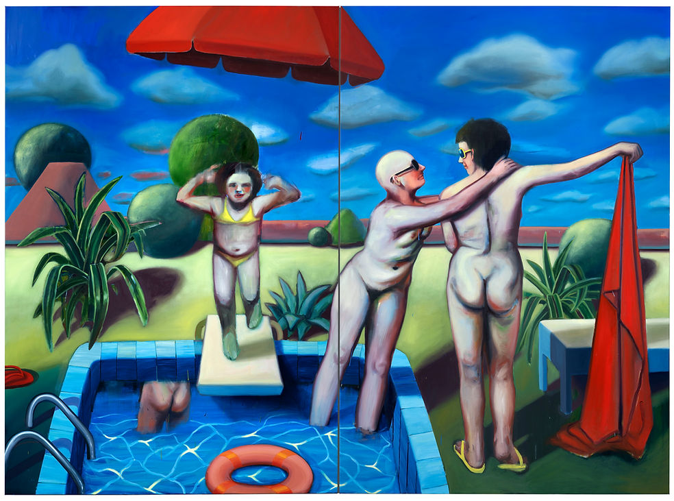 A Peculiar Pool Party Between Brandenbur