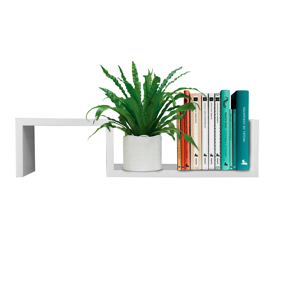 Miniatura: Repisa  en S blanca