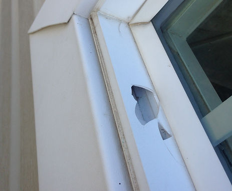 Hail Damaged windows