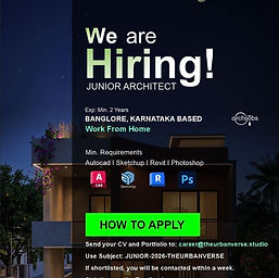 architecture jobs and internships in bangalore