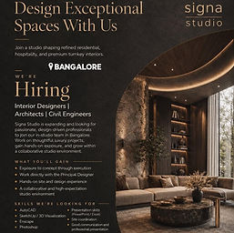 architecture jobs and internships in bangalore