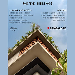 architecture jobs and internships in bangalore