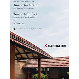 architecture jobs and internships in bangalore