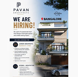 architecture jobs and internships in bangalore