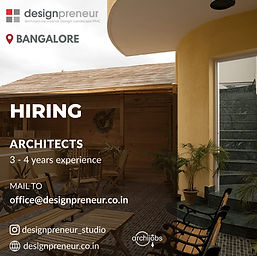 architecture jobs and internships in bangalore