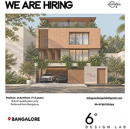 architecture jobs and internships in bangalore