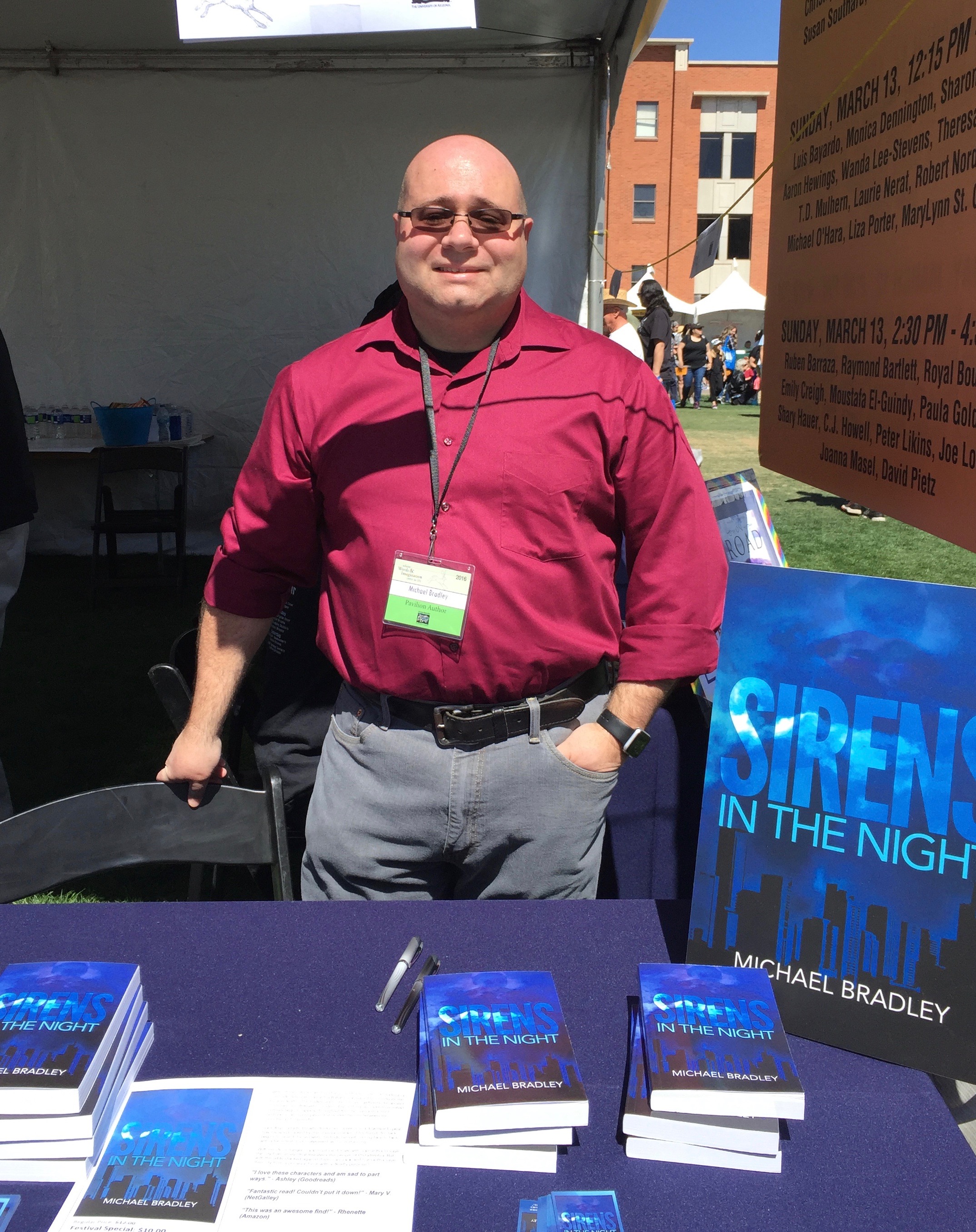 At the Tucson Festival of Books
