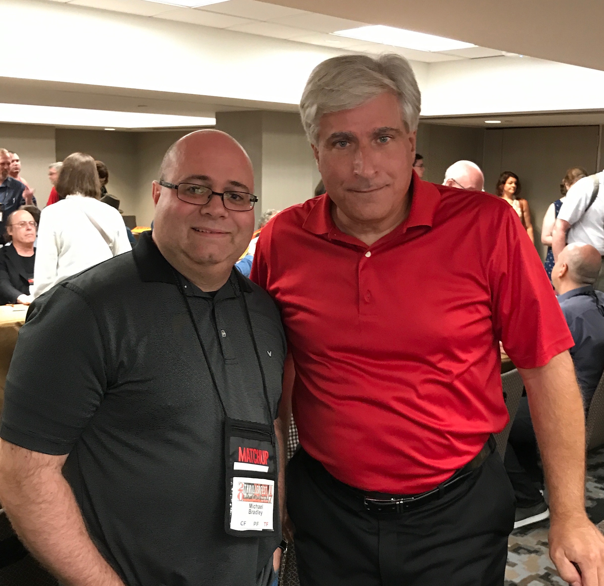 With Steve Berry at ThrillerFest