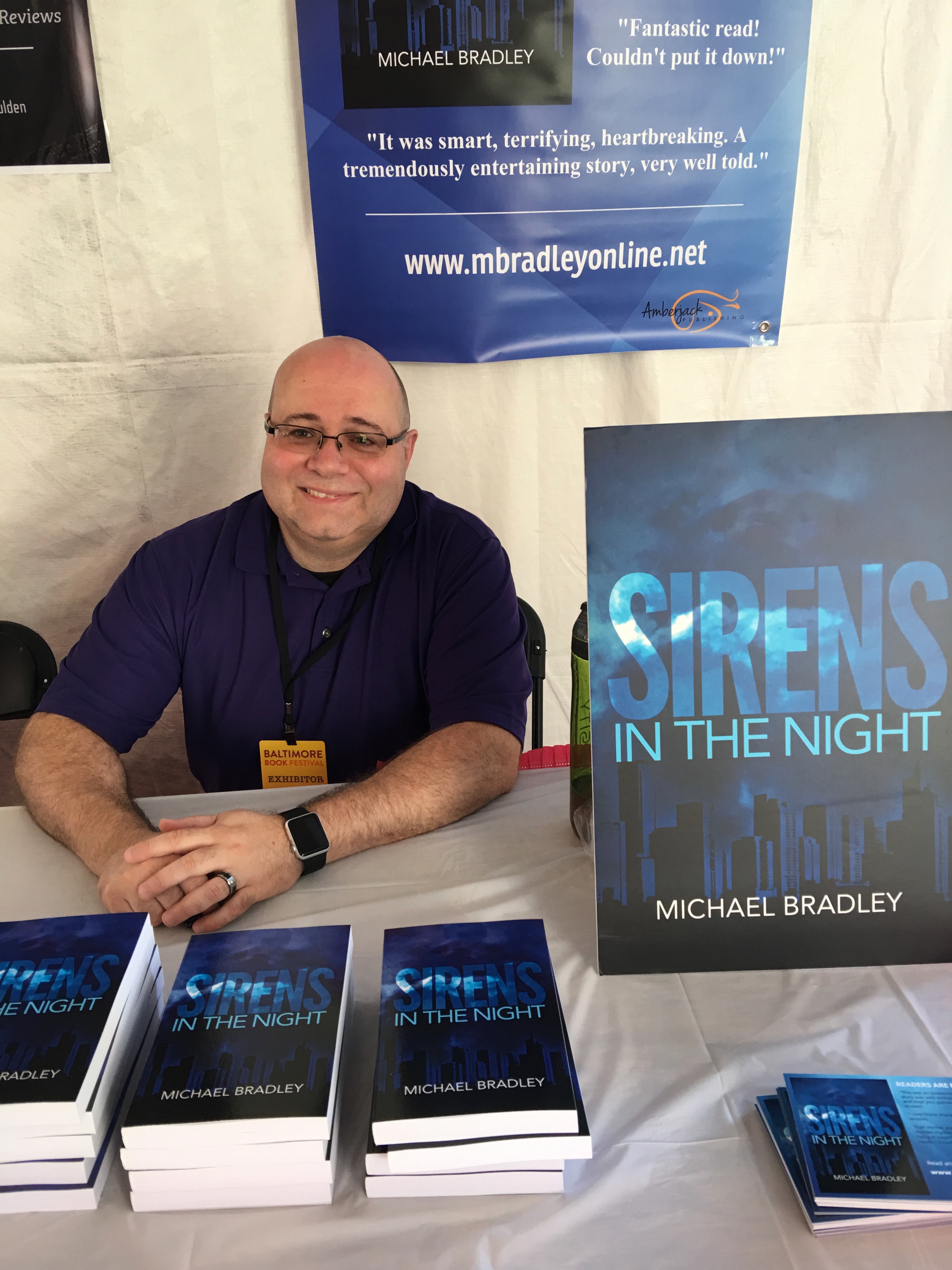 At the Baltimore Book Festival