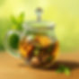 Loose leaf tea in a glass tea pot.jpg