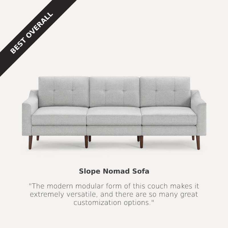 Best Overall: Burrow Nomad Sofa at Burrow