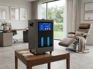 Generator wodoru molekularnego Aura3000 w gabinecie longevity