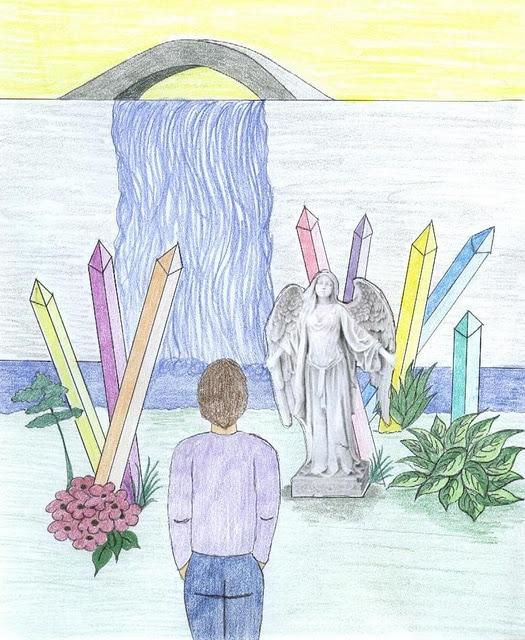 My sketch of the gardens