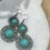 Thumbnail: Vintage Tribal Metallic Dangle Earrings