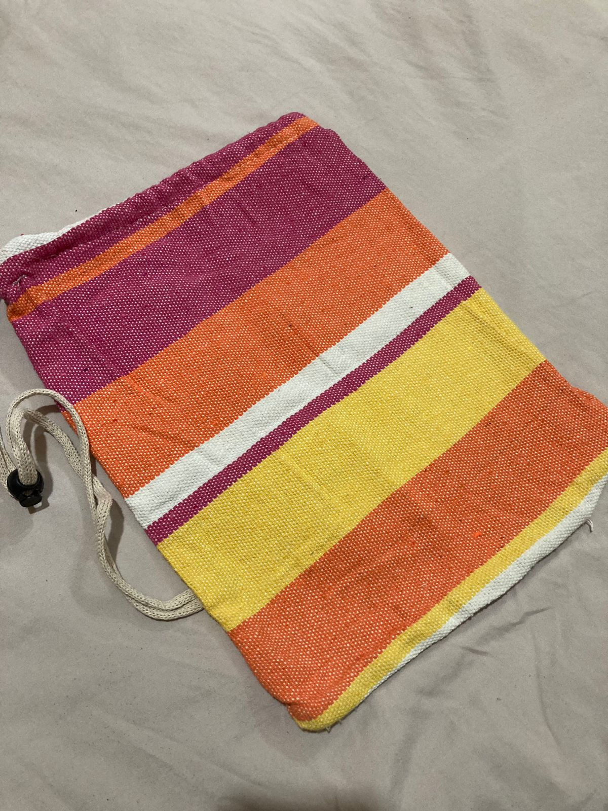 Bolsa para libros multicolor