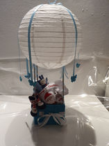 Montgolfière turquoise