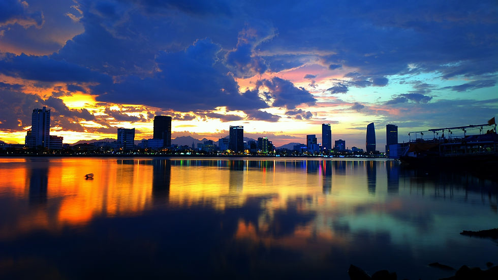 Korea-Seoul-city-Han-River-night-buildin