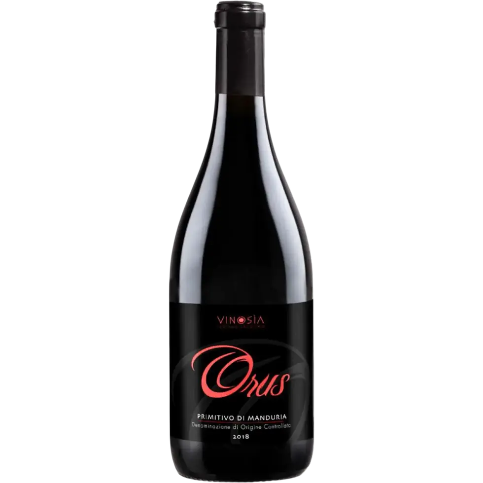 Orus Primitivo di Manduria DOC Vinosia kraftvoller Rotwein aus Apulien bei Weinwelt Probst