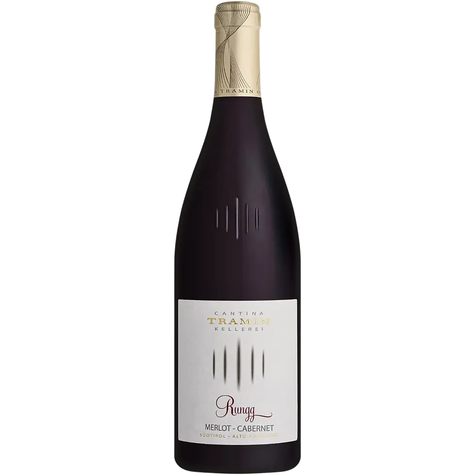 Flasche des Rungg Cuvée DOC der Kellerei Tramin bei Weinwelt Probst