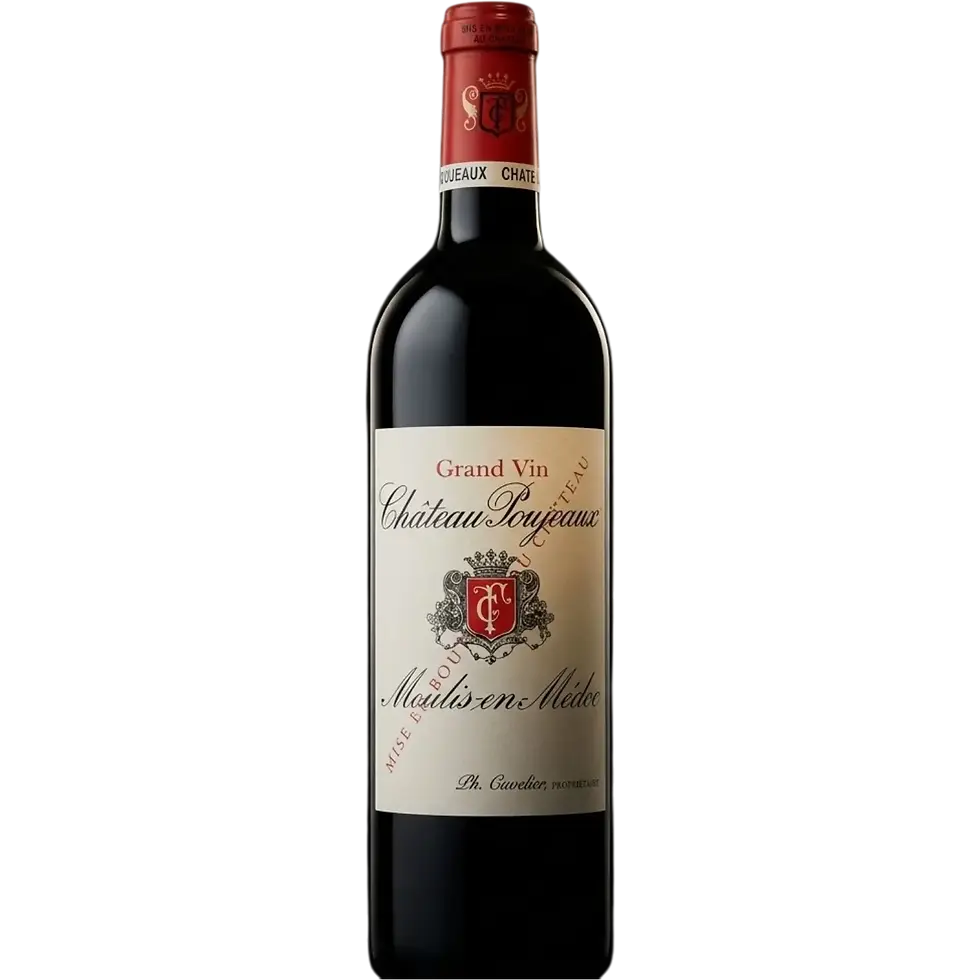 Château Poujeaux Moulis-en-Médoc – Cassis & Würze, Cabernet Sauvignon, Bordeaux, 0,75 l
