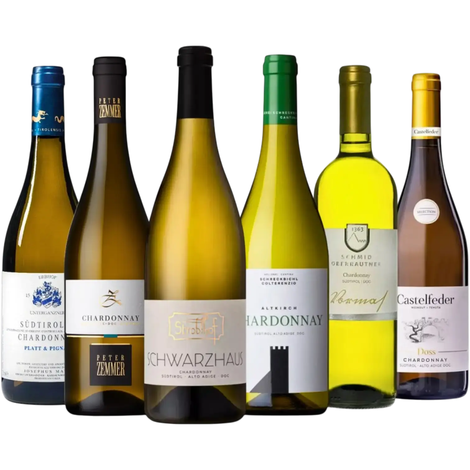 Chardonnay Probierpaket mit ausgewählten Weißweinen, frisch und elegant für Genießer bei Weinwelt Probst