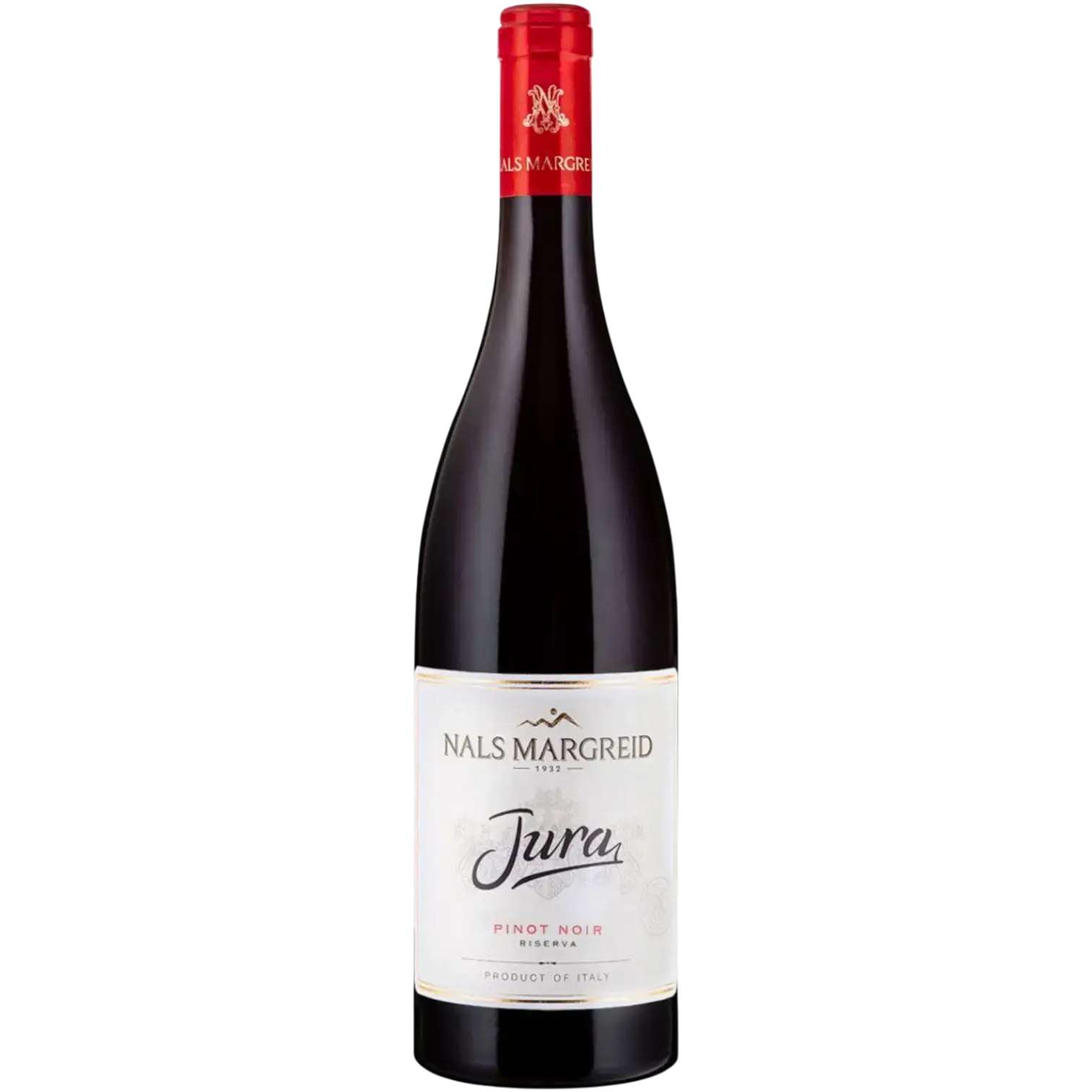 flaschenfoto des jura pinot noir riserva von nals margreid bei weinwelt probst