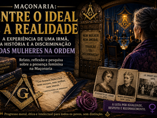 MULHERES NA MAÇONARIA - HISTÓRIA DE DISCRIMINAÇÃO