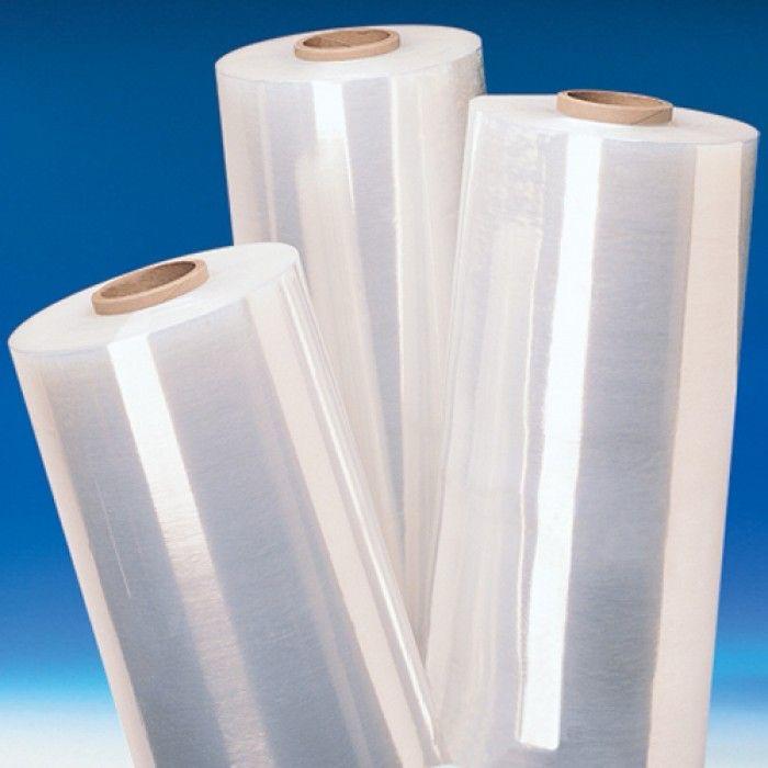 Película stretch aplicada en tarima